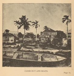 Carib Hut and Boats